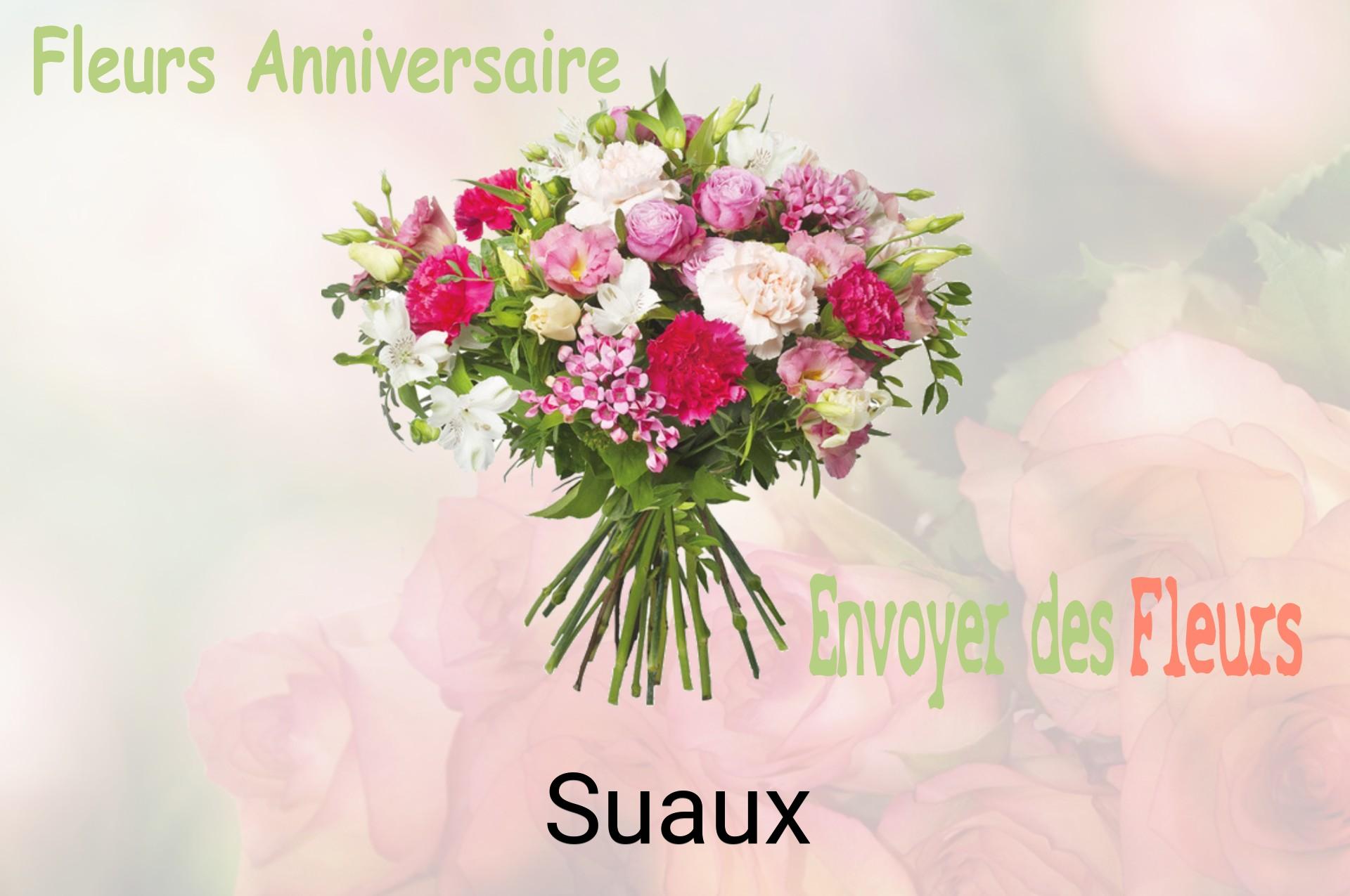 Bouquet de fleurs d’anniversaire livré à Suaux